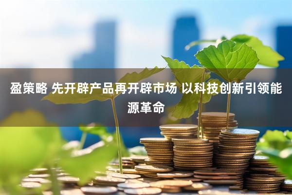 盈策略 先开辟产品再开辟市场 以科技创新引领能源革命